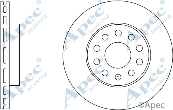 APEC BRAKING Тормозной диск DSK3175